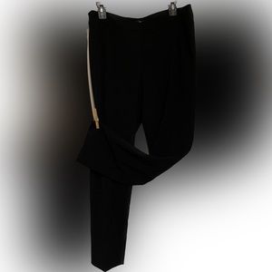 TAHARI Black Straight Leg Dress Pants • Size 10 • Like New Condition
